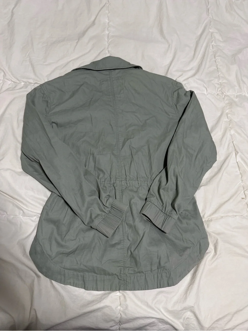 Abercrombie & Fitch Women's Sage Gray Utility Jacket